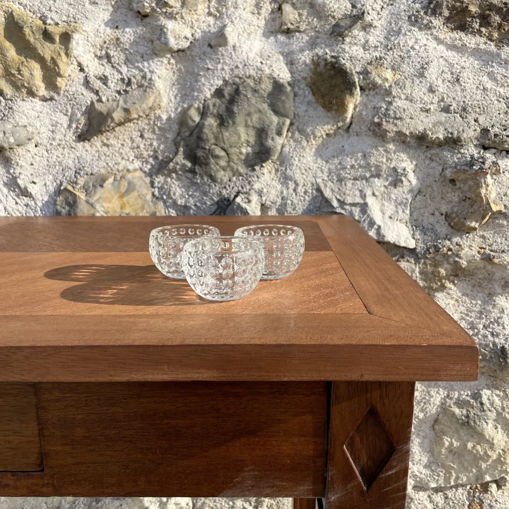 Photophore rond en verre pointé Photophore rond en verre pointé