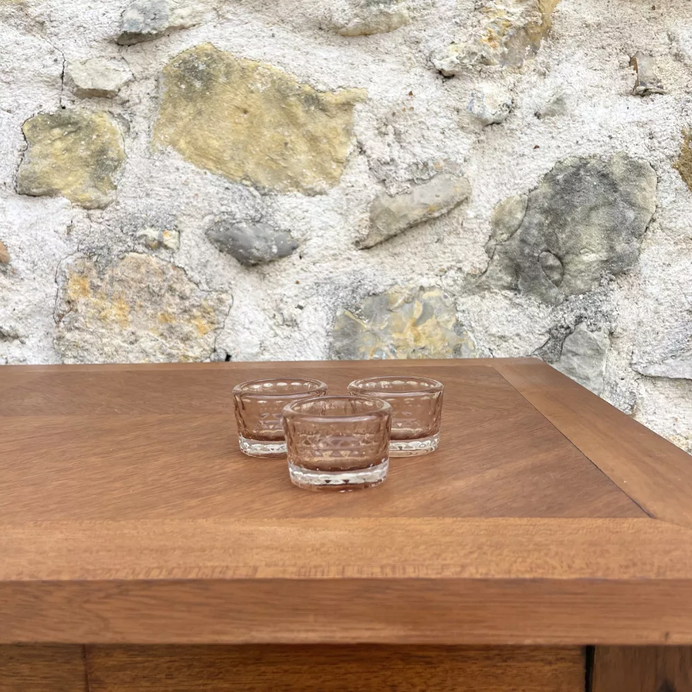 Photophores martelés ambré