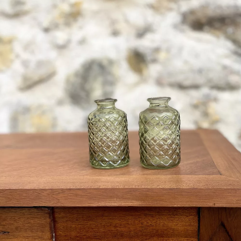 Soliflores vert bas losanges Soliflores vert bas losanges