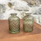 Soliflores vert bas losanges