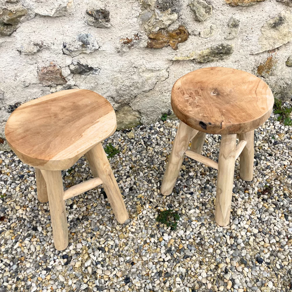 Tabourets bois nomade