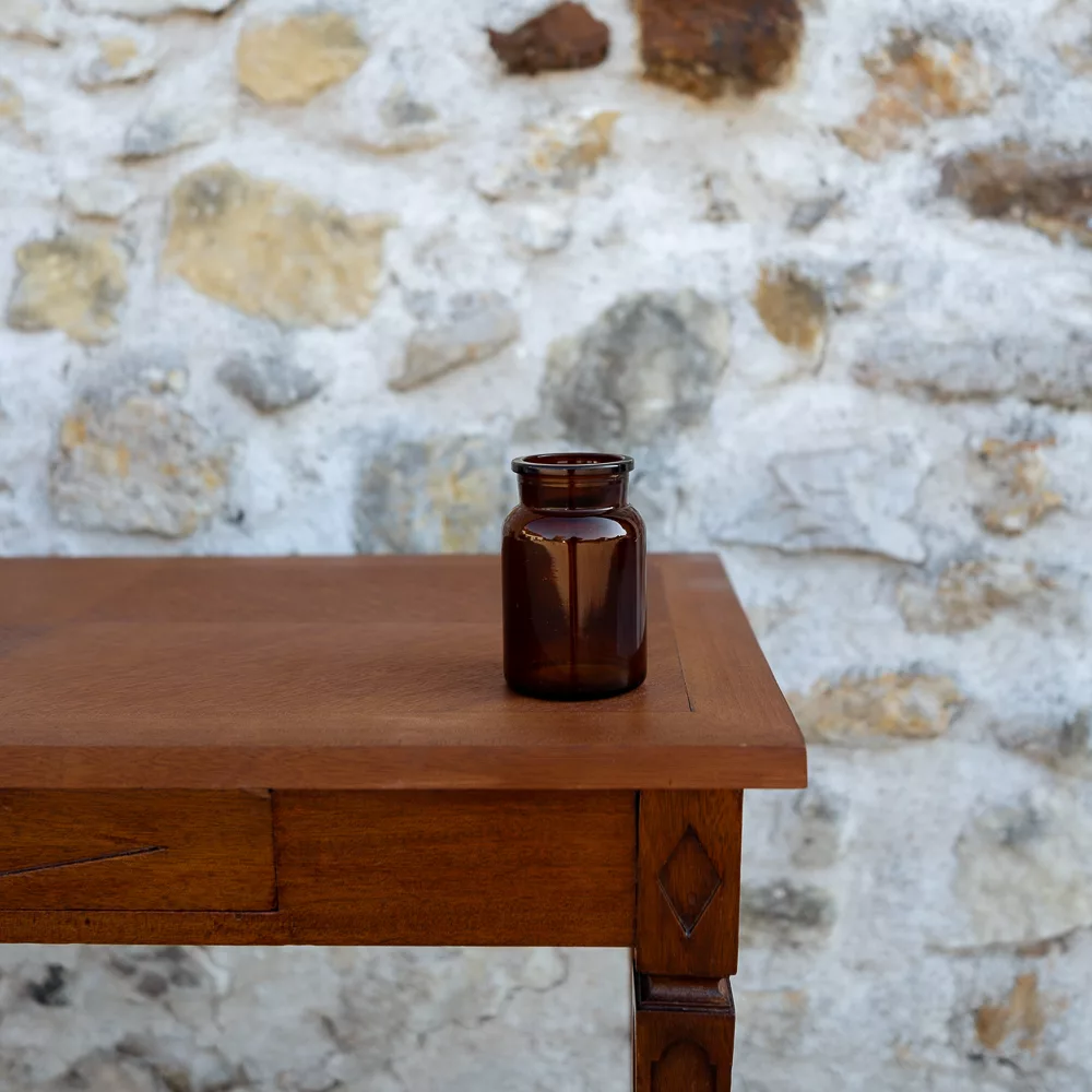 Vase ambré vintage Vase ambré vintage