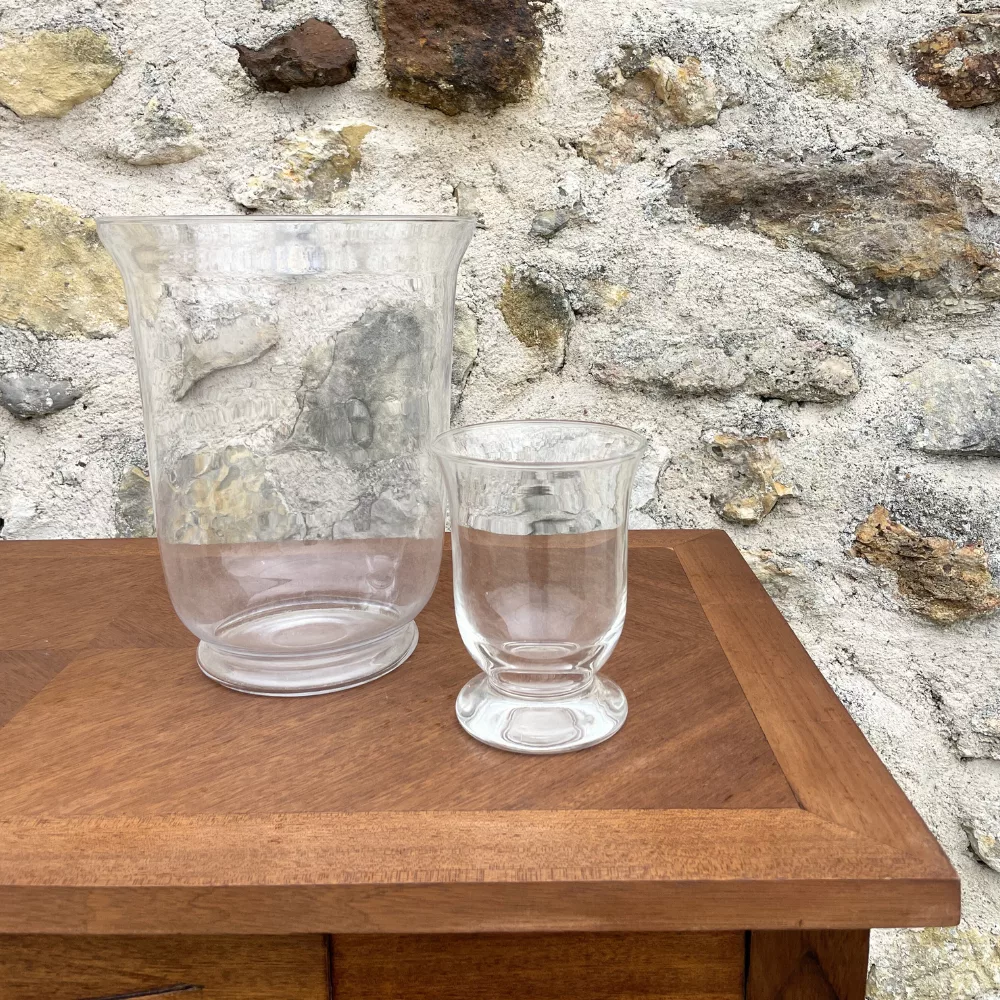 Vases Medicis en verre