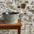 Bassine en zinc étanche