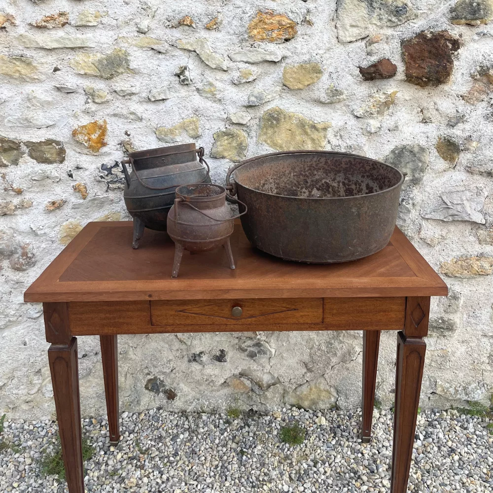 Bassine et chaudrons vintage