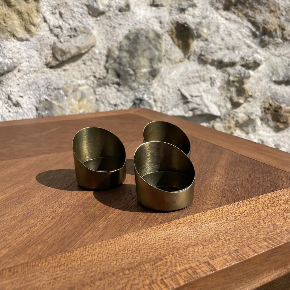 Photophore fer bronze