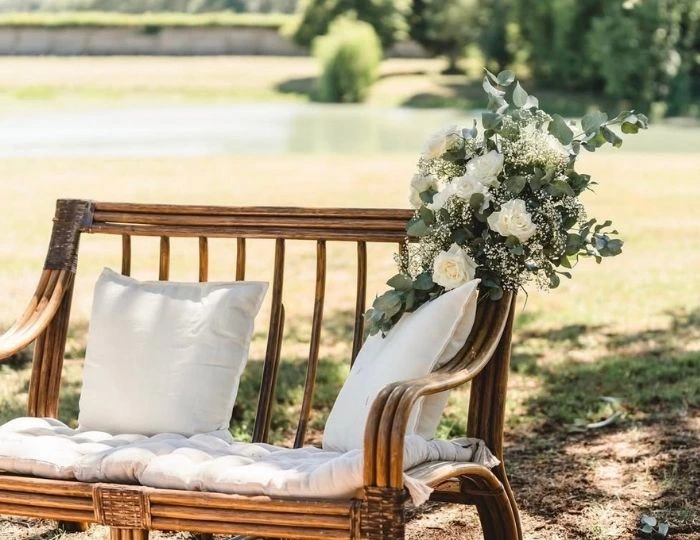 D&eacute;coration de mariage naturelle