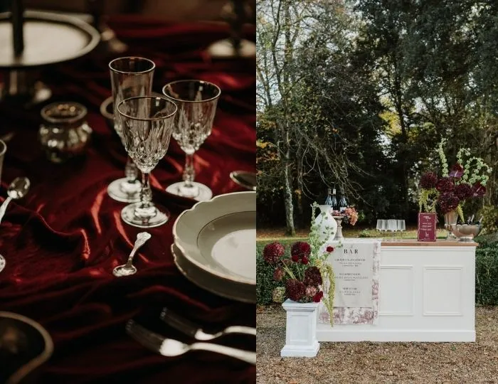 mariage chic et vintage