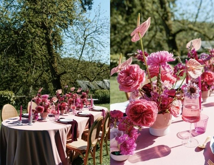 D&eacute;coration de table girly