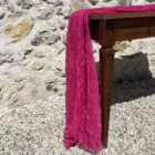 Chemin de table rose fuschia
