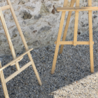Duo de chevalets bois clair
