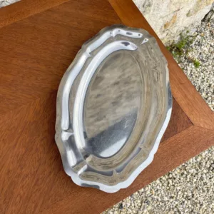 Plateau vintage chrome M