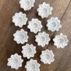 Mini bougeoir porcelaine tournesol