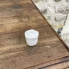 Mini bougeoir rose porcelaine