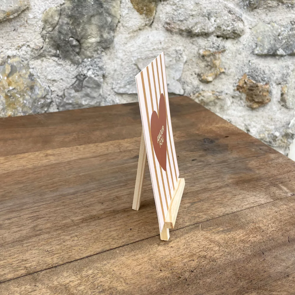 Porte-papeterie mini chevalet