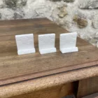 Porte-papeterie porcelaine roses