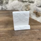 Porte-papeterie porcelaine roses