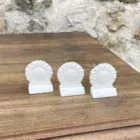 Porte-papeterie porcelaine tournesol