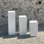 Trio colonnes blanches