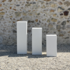 Trio colonnes blanches
