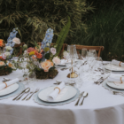 Lampe de table tendance or et verre
