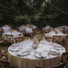 Lampe de table tendance or et verre