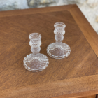Bougeoir en verre chic