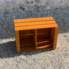 Caisse à pommes orange