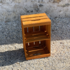 Caisse à pommes orange