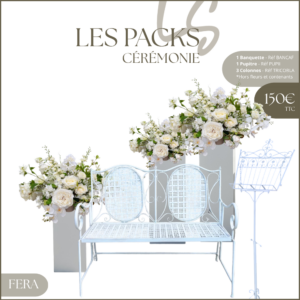 Location décoration de cérémonie laïque-Pack Fera