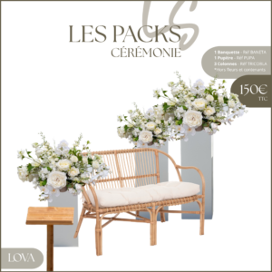 Location décoration de cérémonie laïque-Pack Lova