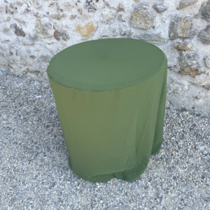 Nappe ronde vert olive