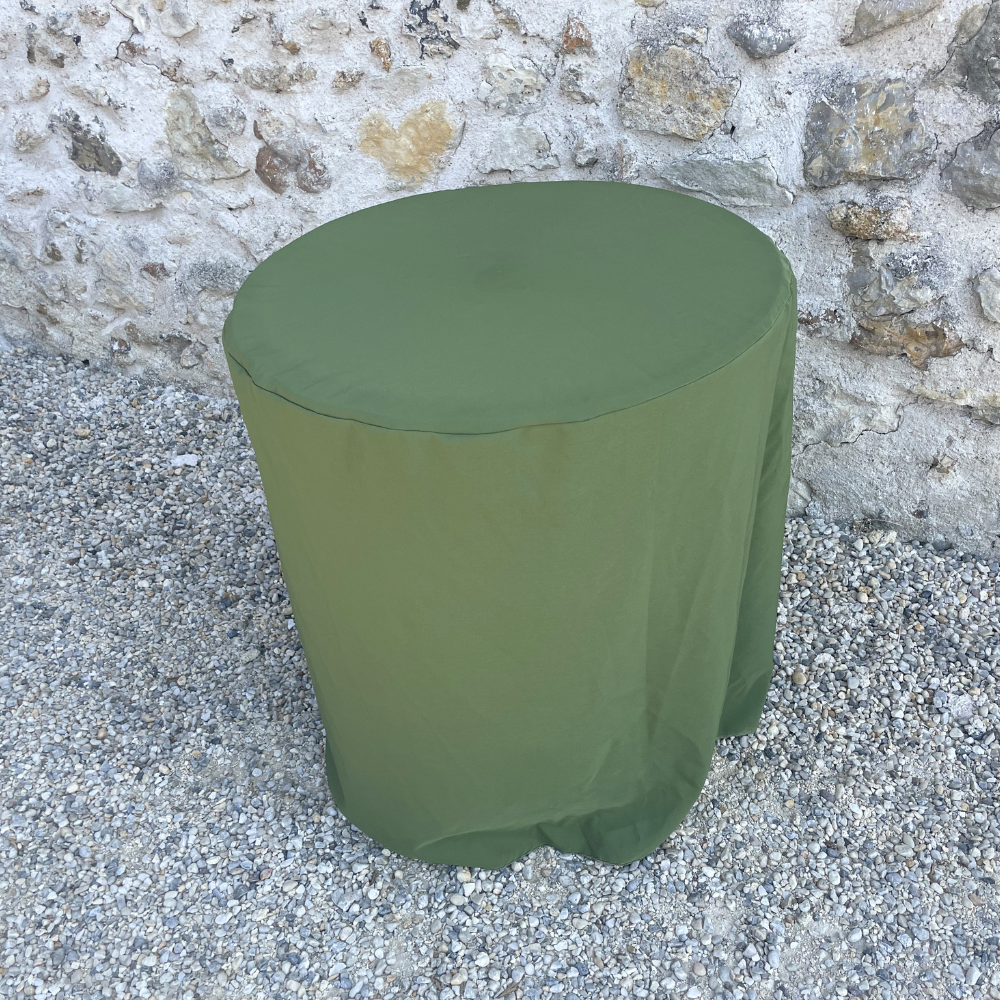 Nappe ronde vert olive Nappe ronde vert olive