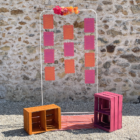 Plan de table ondulé