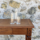 Trio de mini vases en verre