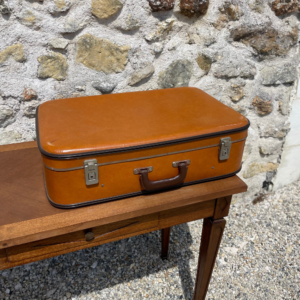 Valise vintage camel