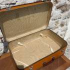 Valise vintage camel