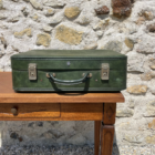 Valise vintage verte