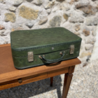 Valise vintage verte