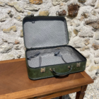 Valise vintage verte