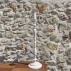 Chandelier XXL crème