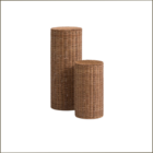 Colonnes rotin