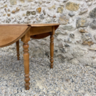 Table ronde vintage en bois