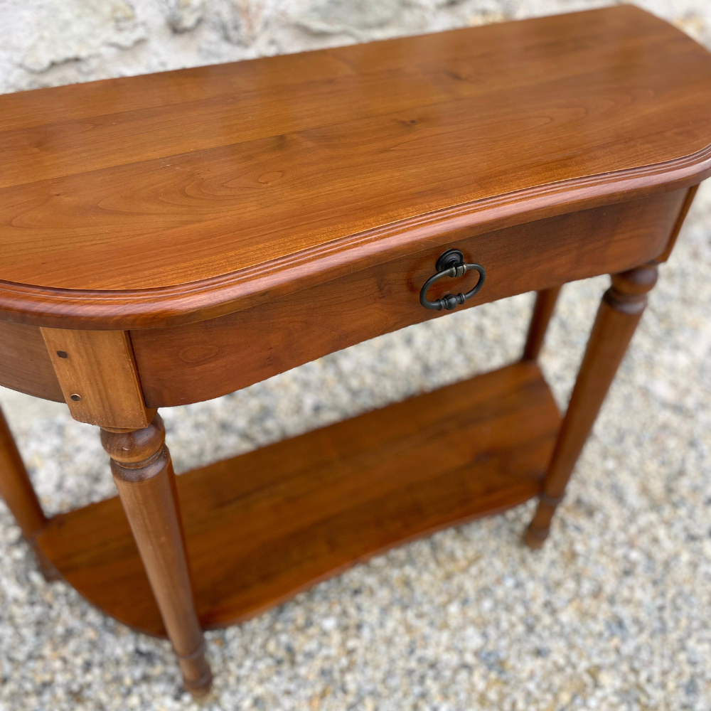 Petite console vintage en bois